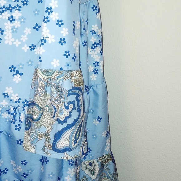 Boho blue dress - Picture 3 of 4